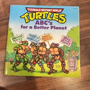 Vintage Teenage Mutant Ninja Turtles “ABC’s For A Better Planet”